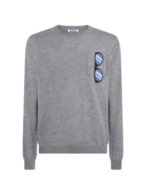 Moschino extra-fine merino wool intarsia sweater