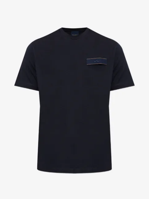 Paul & Shark logo-patch T-shirt