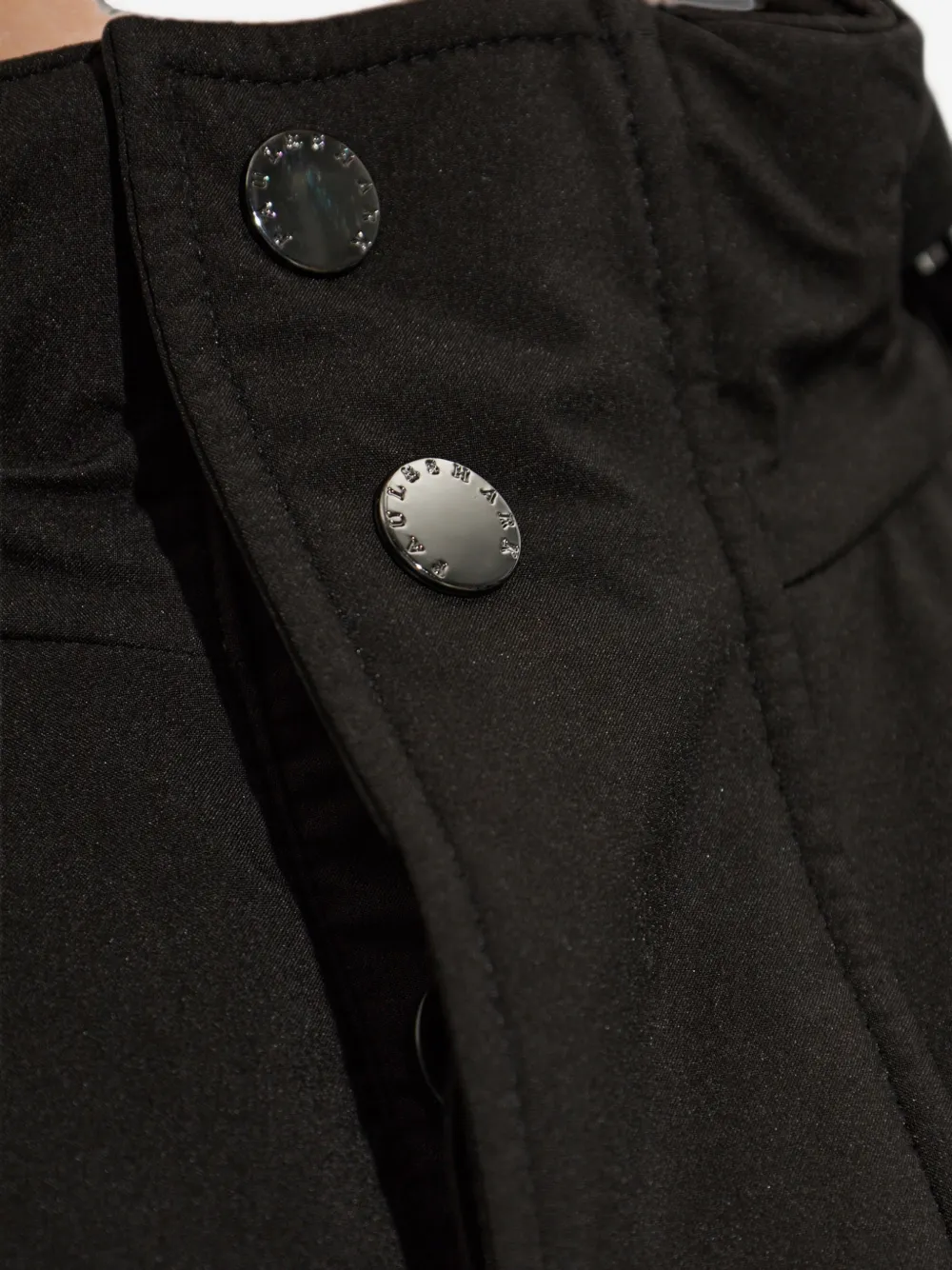 Paul & Shark Typhoon Platinum geïsoleerd jack met hoge hals Zwart