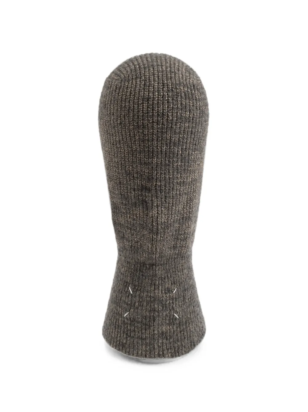 Maison Margiela Geribbelde bivakmuts Grijs