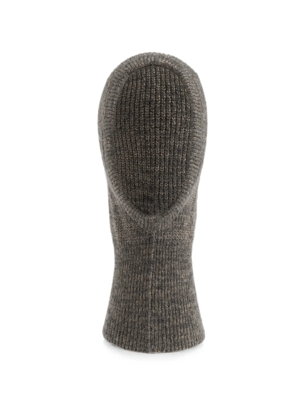 Maison Margiela Four-stitch ribbed balaclava - Grigio