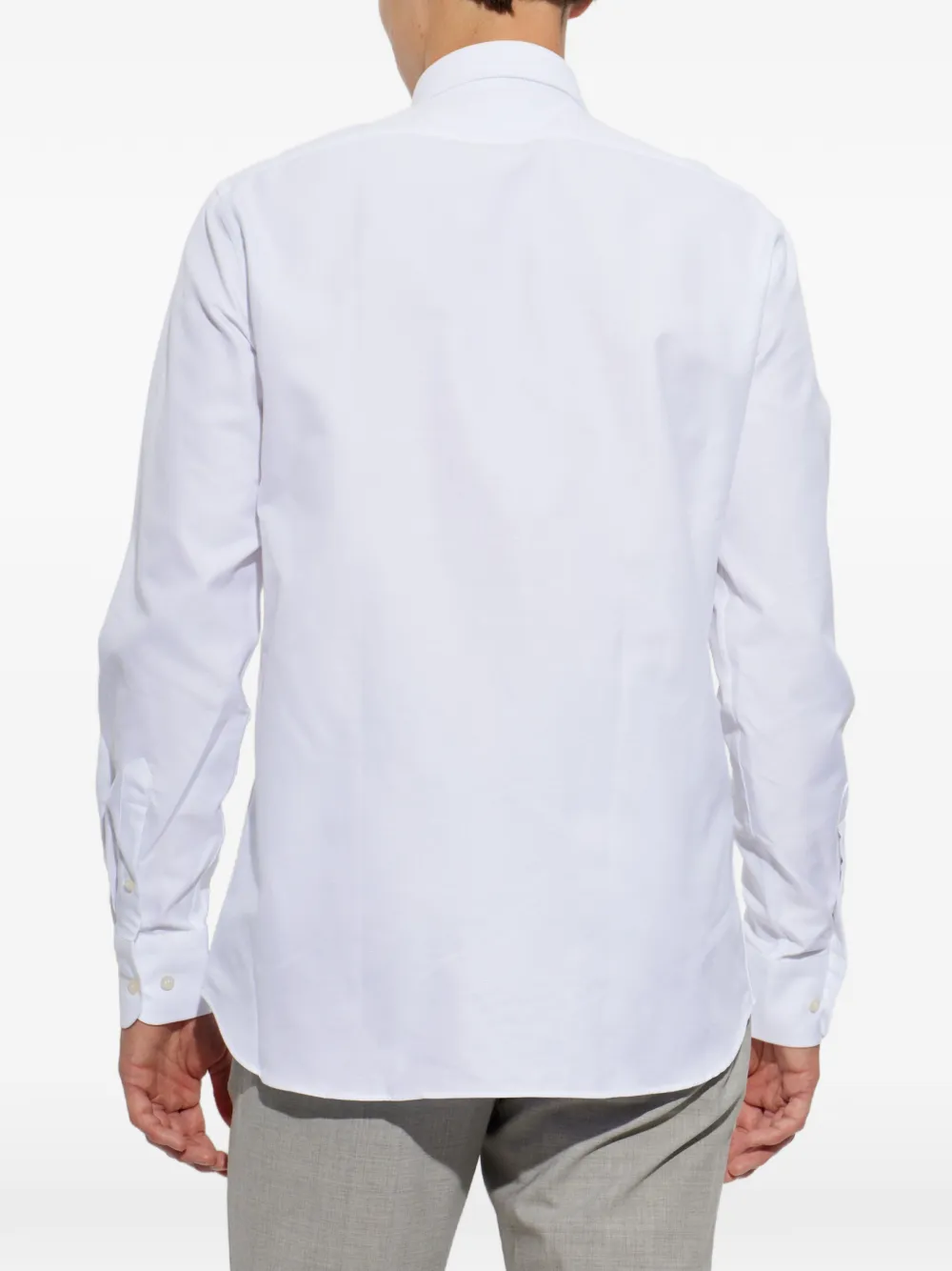 Paul & Shark Soffio button-down chest-pocket shirt Wit
