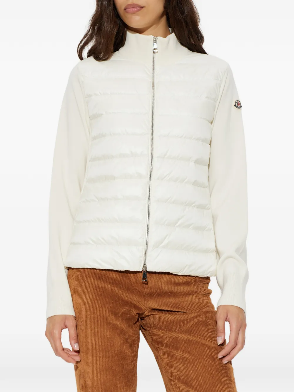 Moncler Jack met gewatteerd vlak Wit