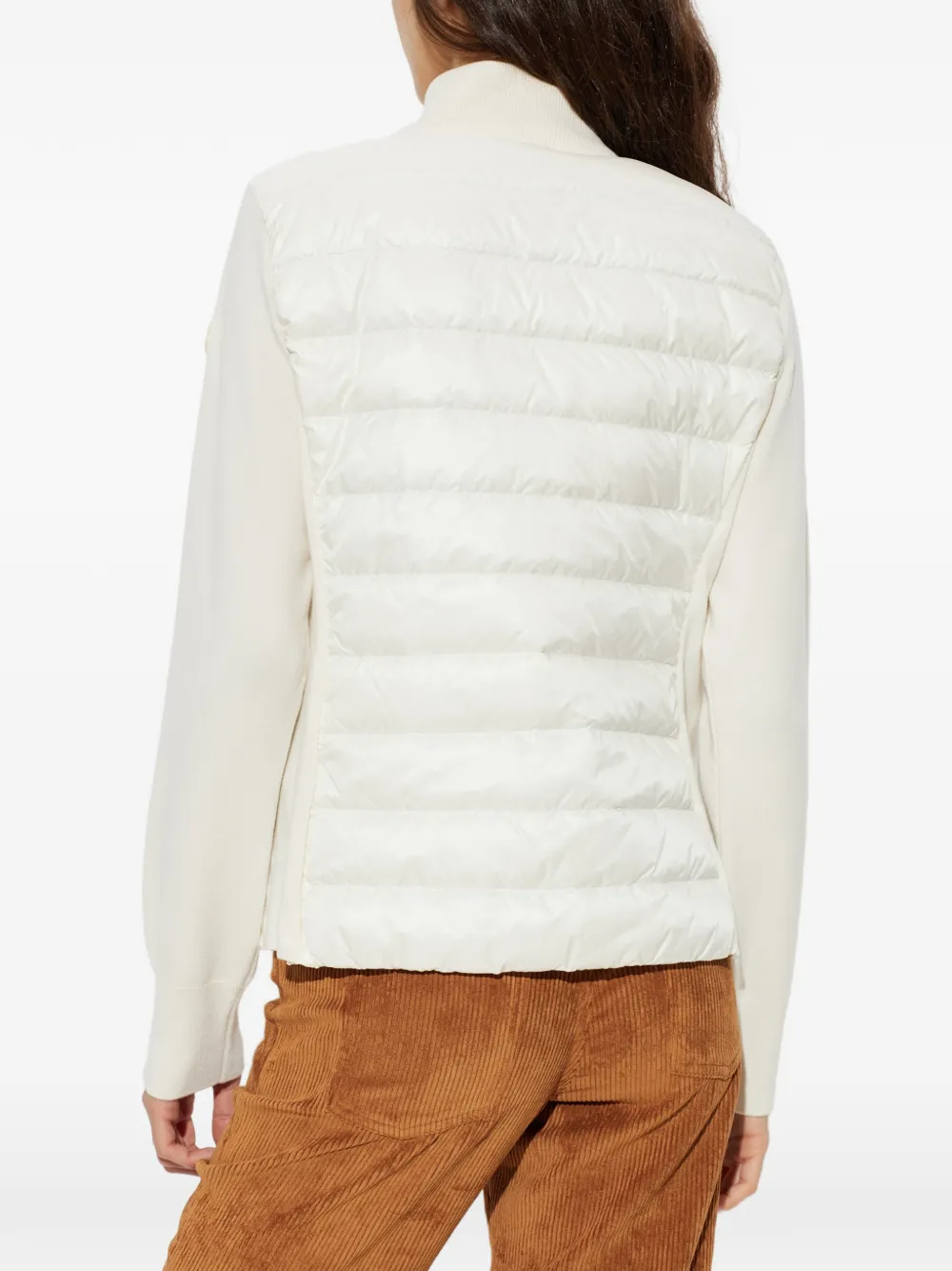 Moncler Jack met gewatteerd vlak Wit