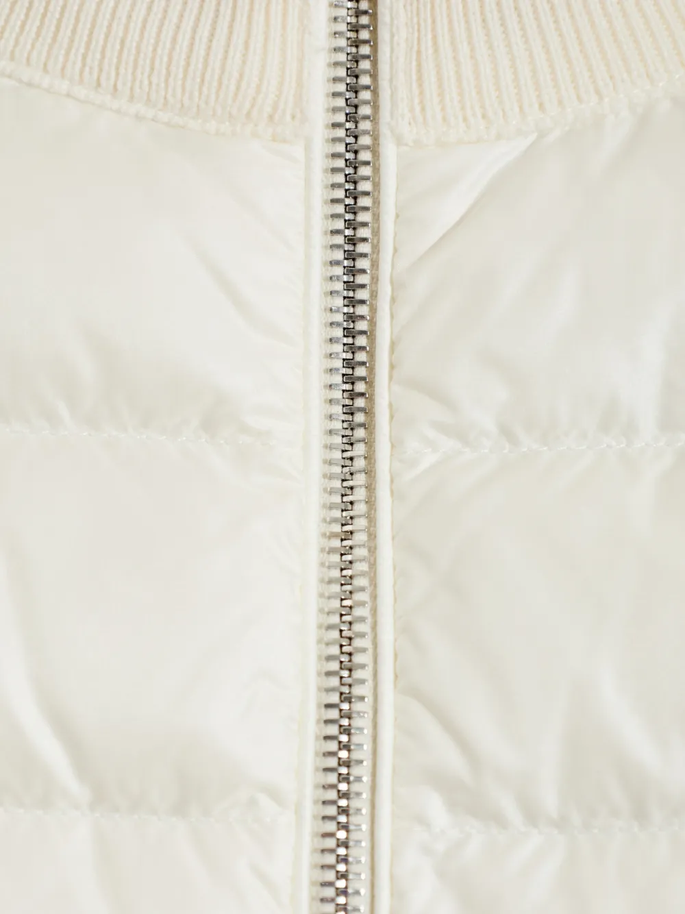 Moncler Jack met gewatteerd vlak Wit