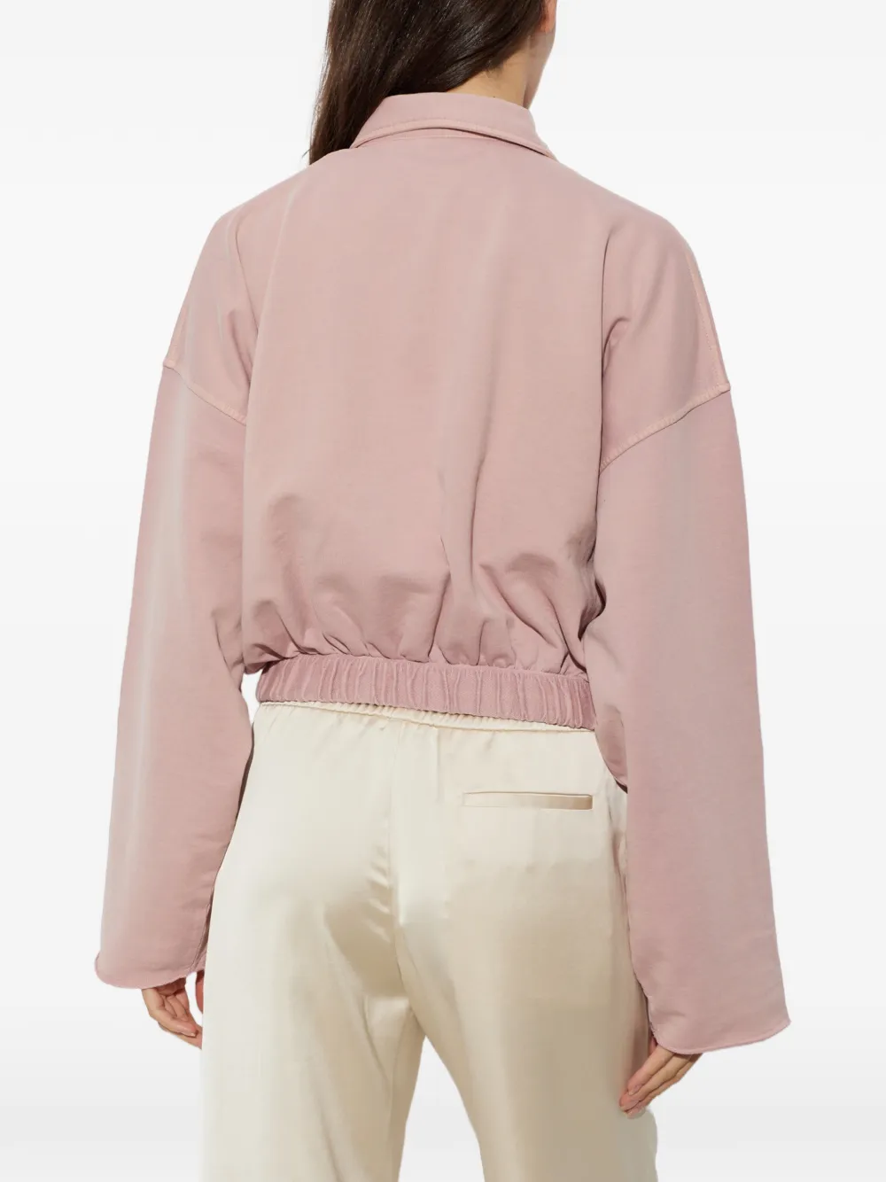 Palm Angels Cropped poloshirt Roze