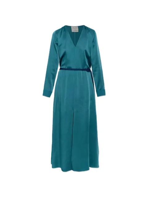 Forte Forte belted V-neck maxi dress
