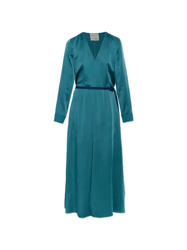 forte forte blue dress Forte_forte With Belt, Women's, model-name:ronnie YOU COMFORT Length:30 Baltic Born Womens Vara