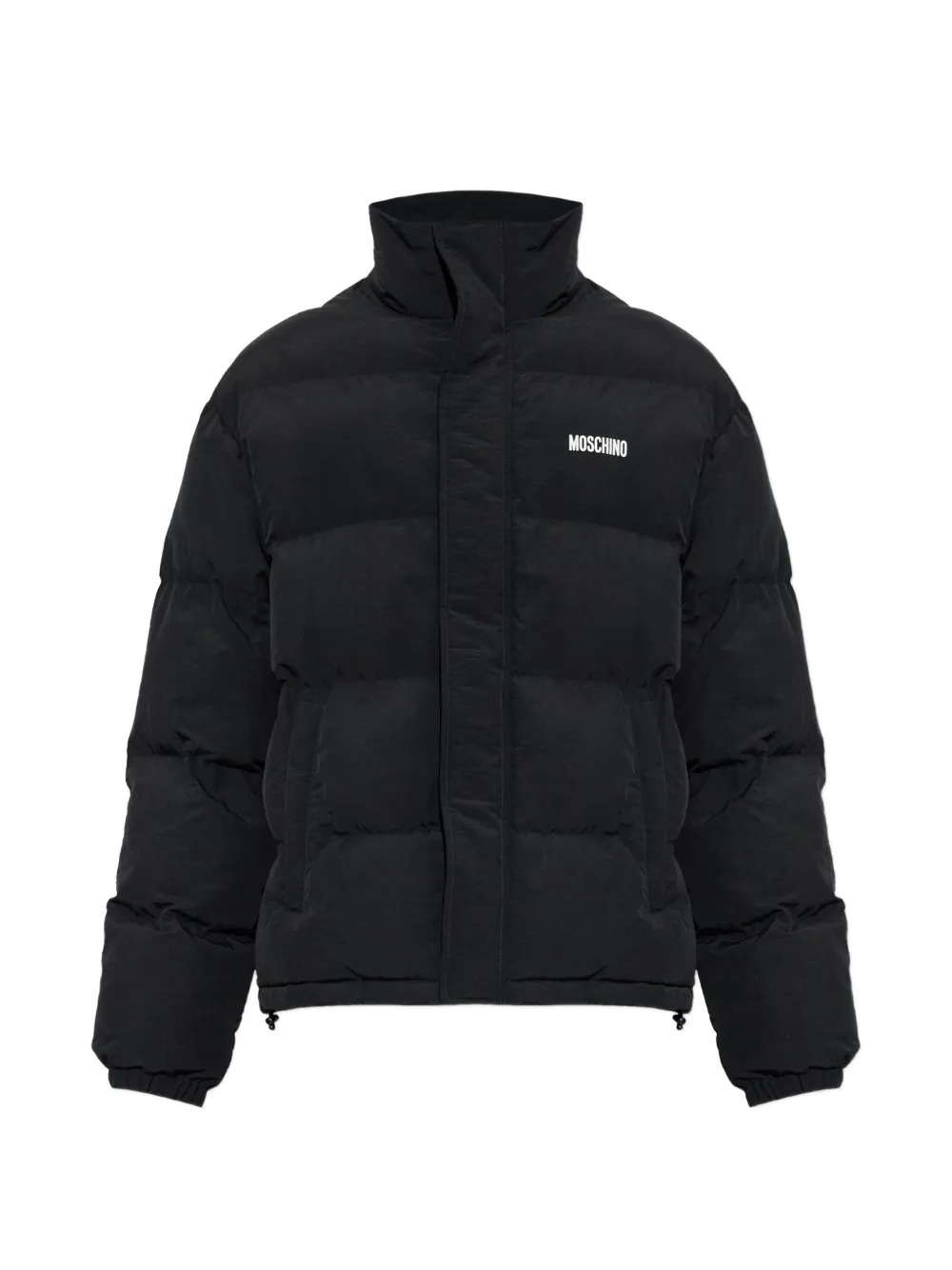 Moschino x Smiley quilted puffer jacket - Nero