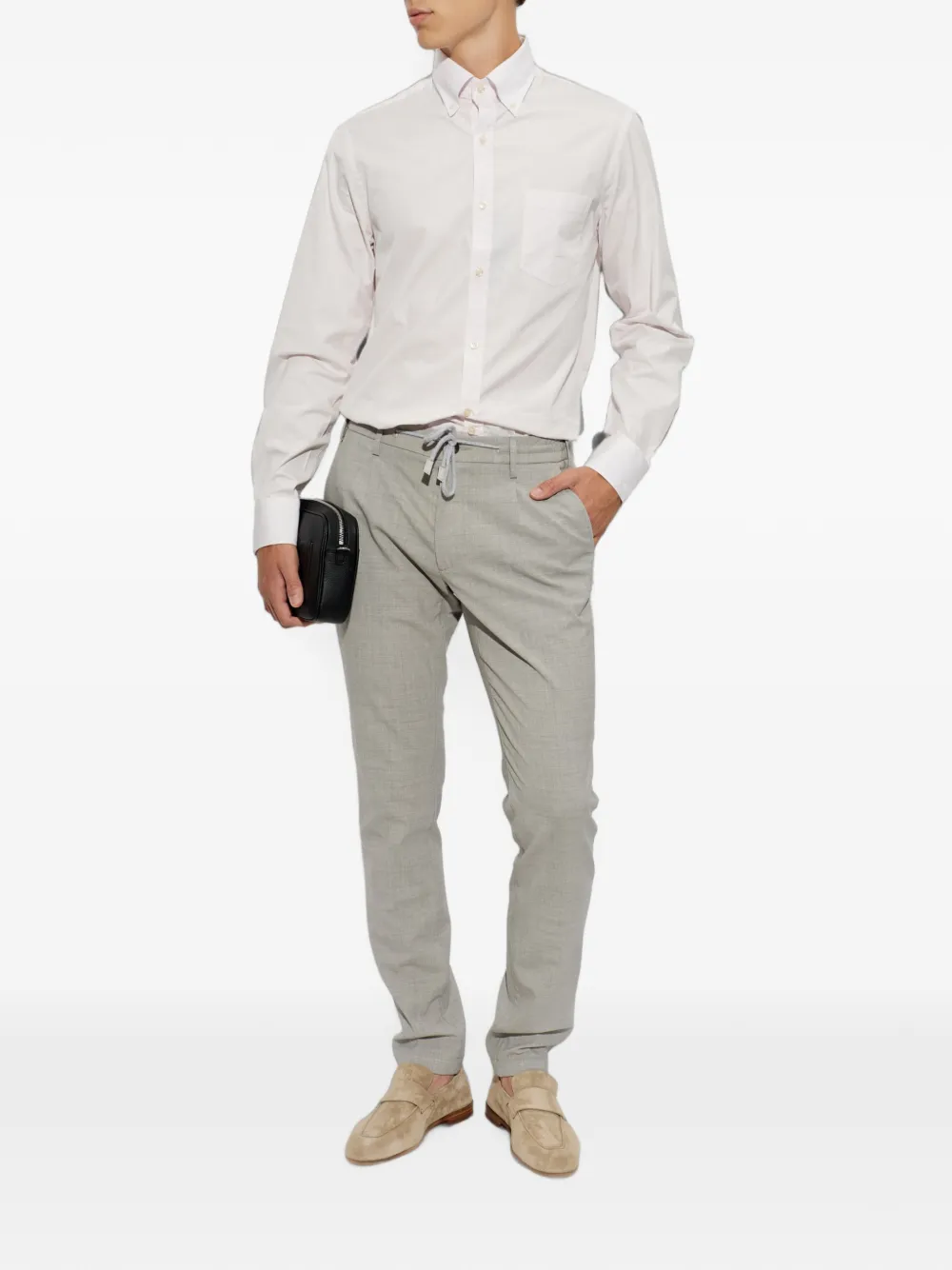Paul & Shark Soffio button-down overhemd met borstzak Roze