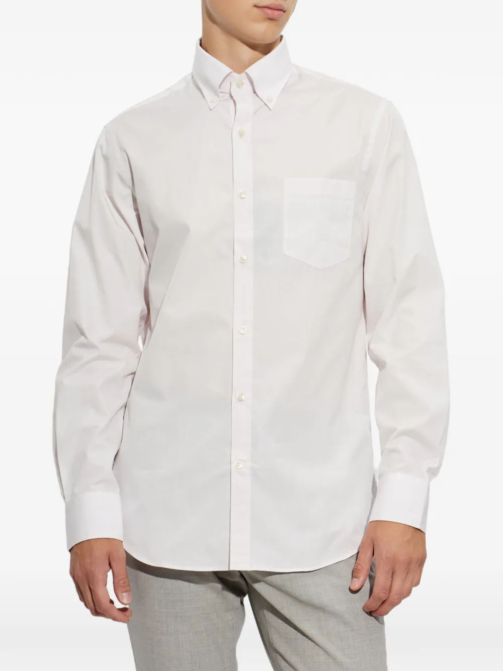 Paul & Shark Soffio button-down overhemd met borstzak Roze