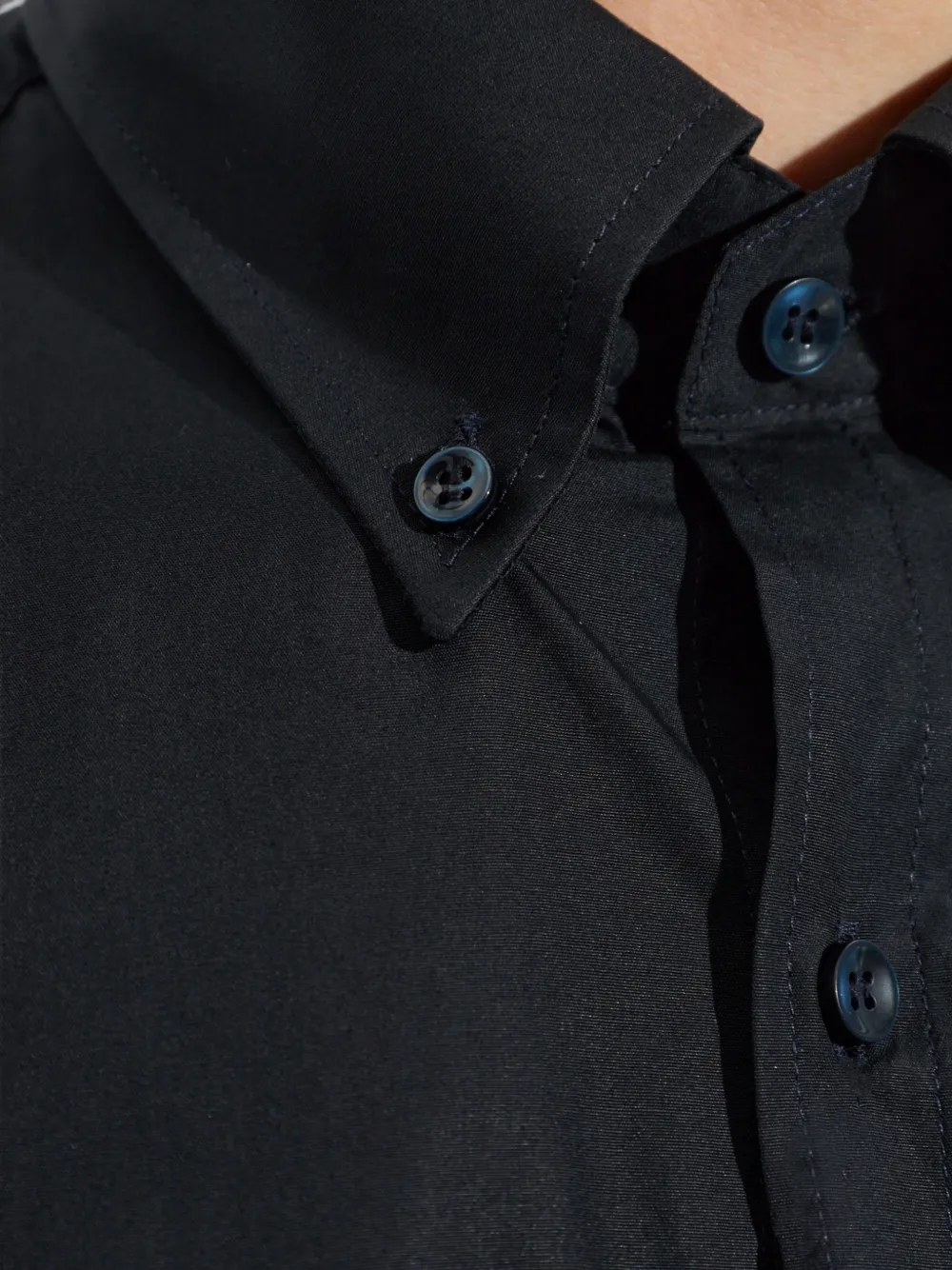 Paul & Shark Button-down oervhemd met borstzak Zwart