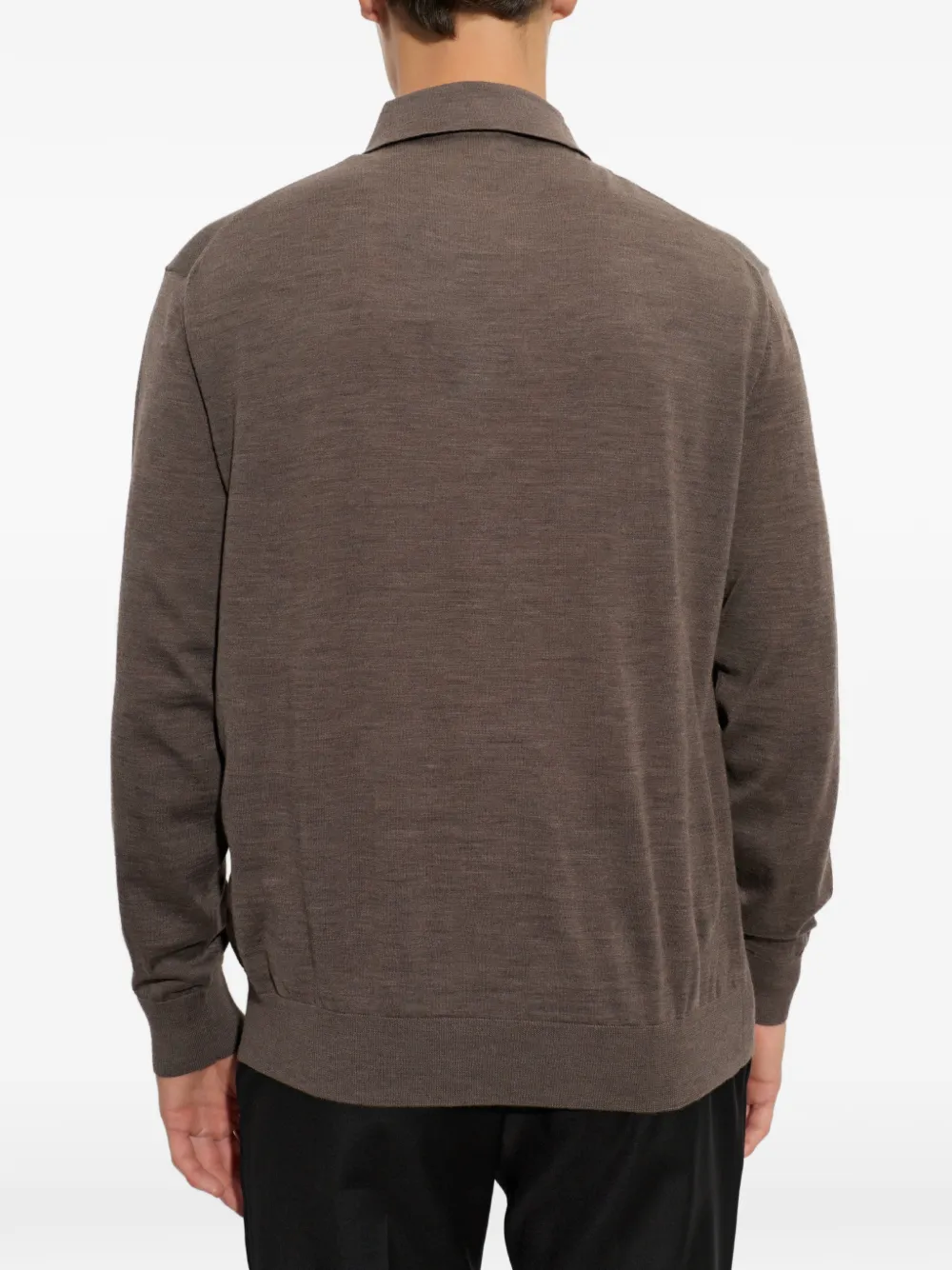 Paul & Shark Poloshirt met lange mouwen Bruin