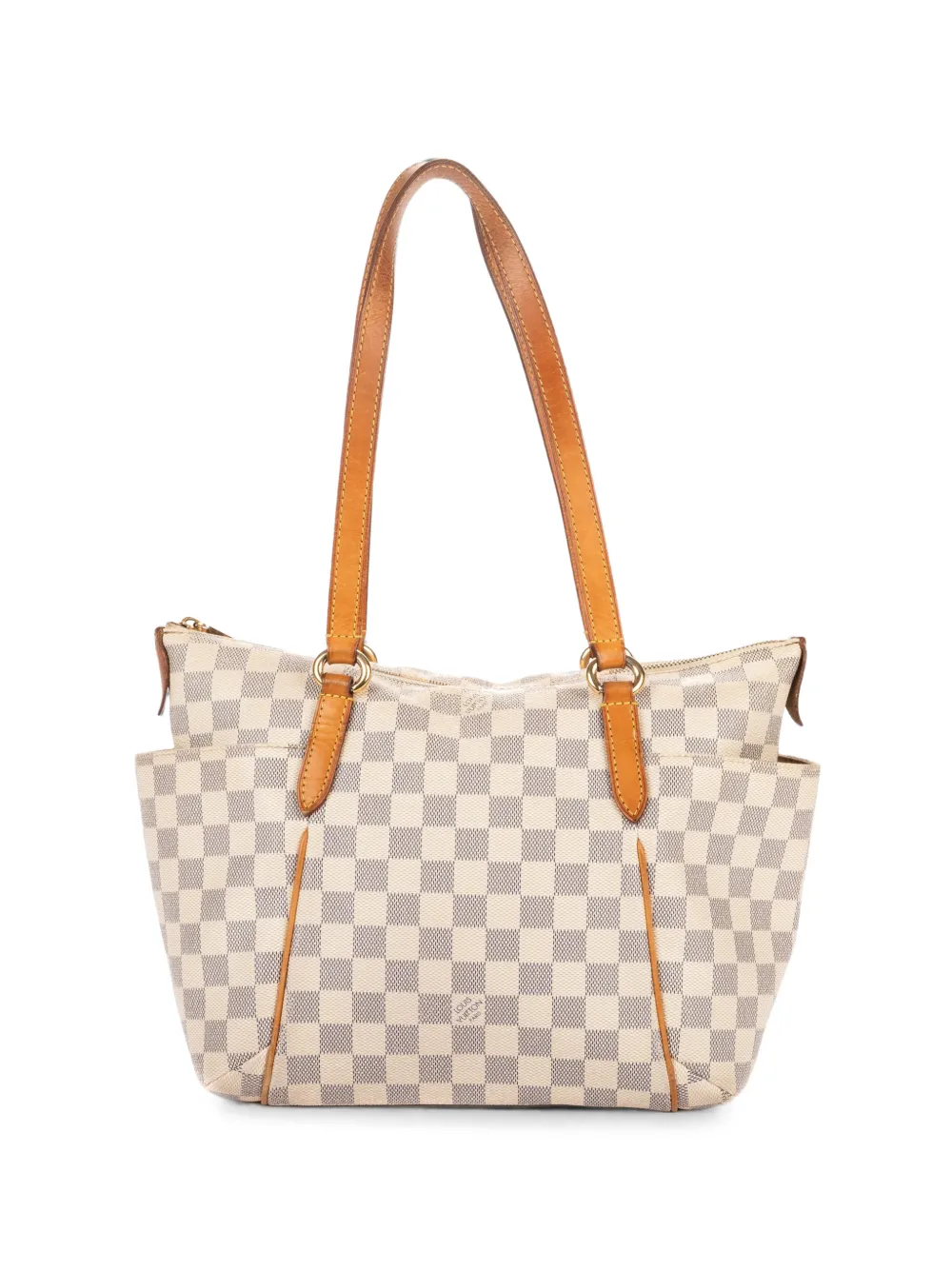 Louis Vuitton Pre-Owned 2012 PM Totally Damier Azur canvas shoulder bag - Toni neutri