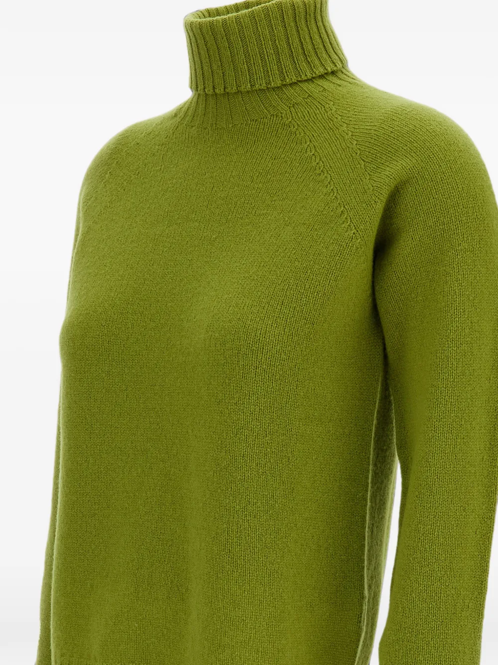 Drumohr turtleneck raglan-sleeved sweater Groen