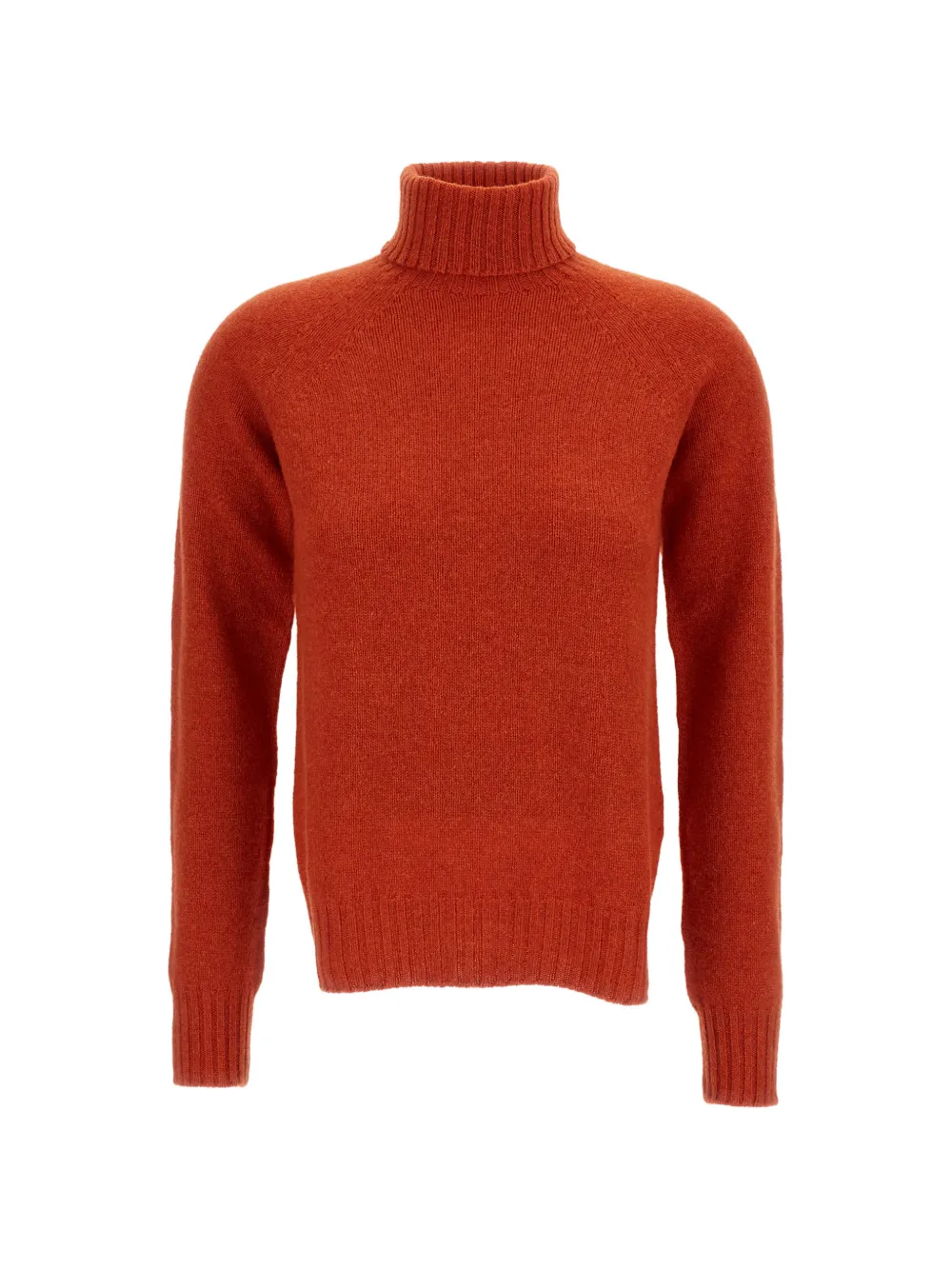 Drumohr Roll-neck Raglan-sleeved Sweater In Orange