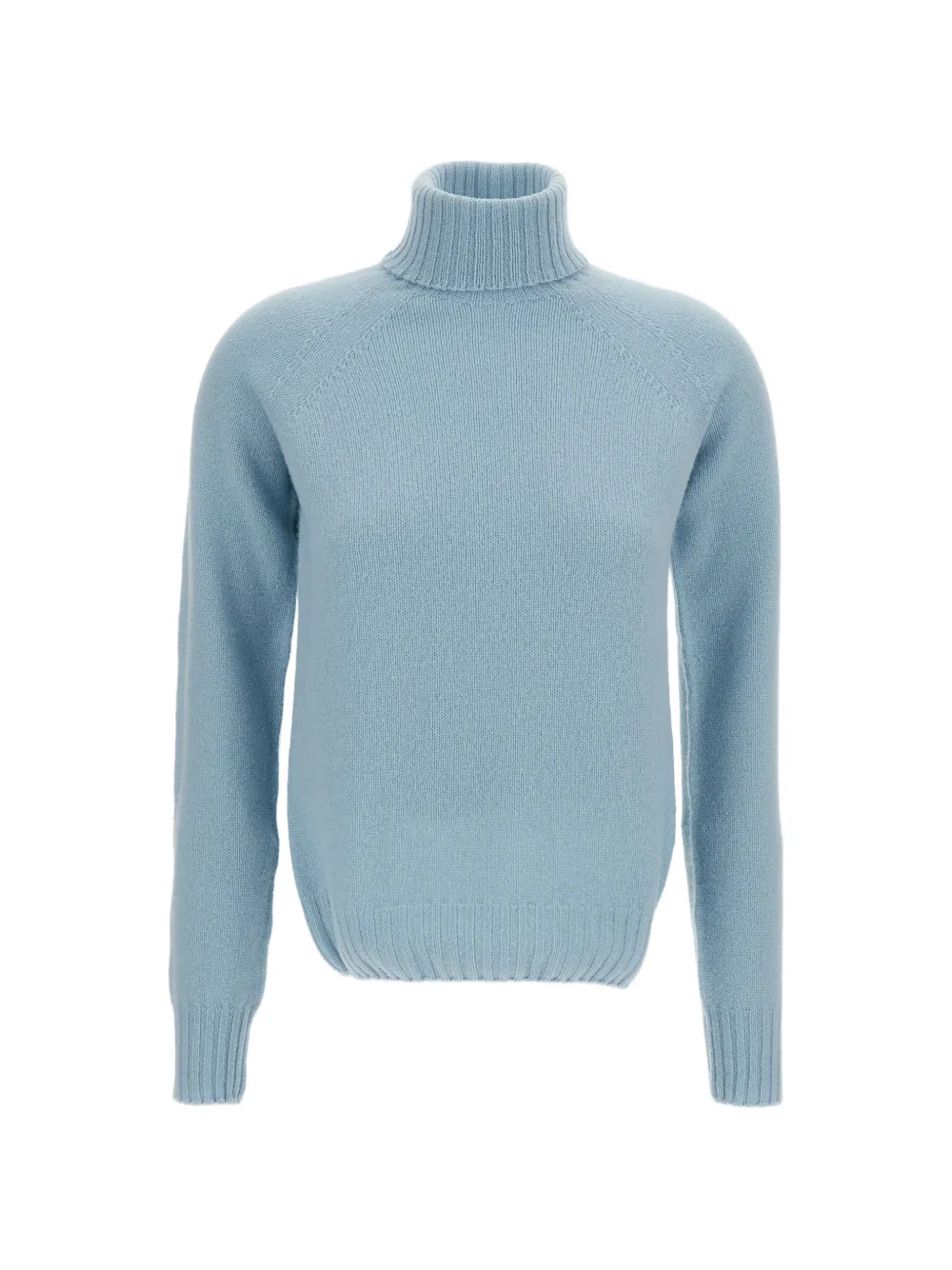 Drumohr Roll-neck Raglan-sleeved Sweater In Blue