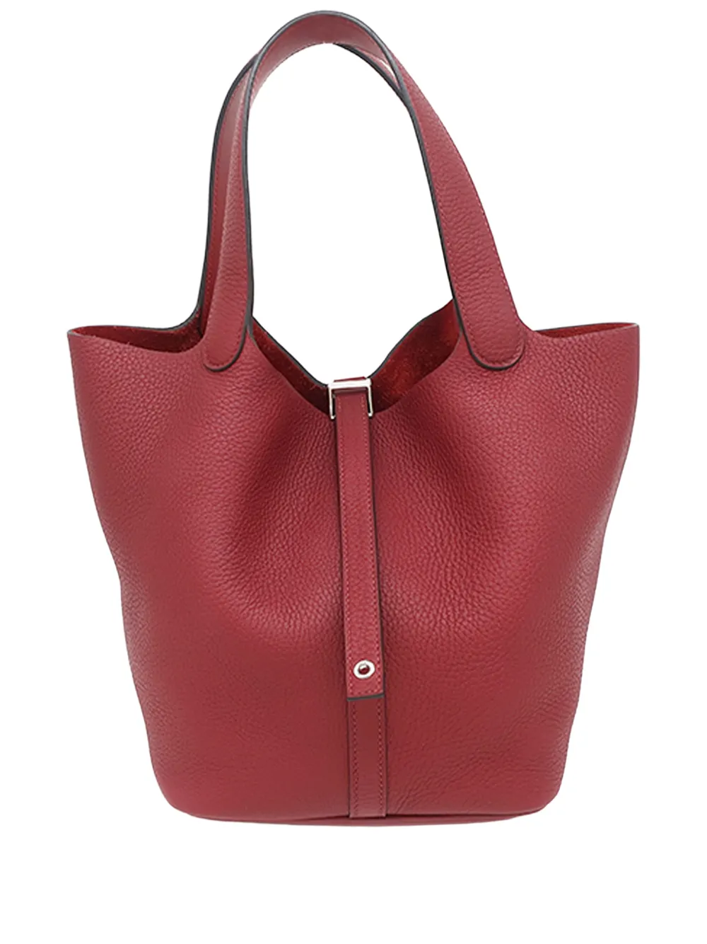 Hermès Pre-Owned 2020 Clemence and Swift Picotin Lock Eclat Handtasche 22cm - Rot