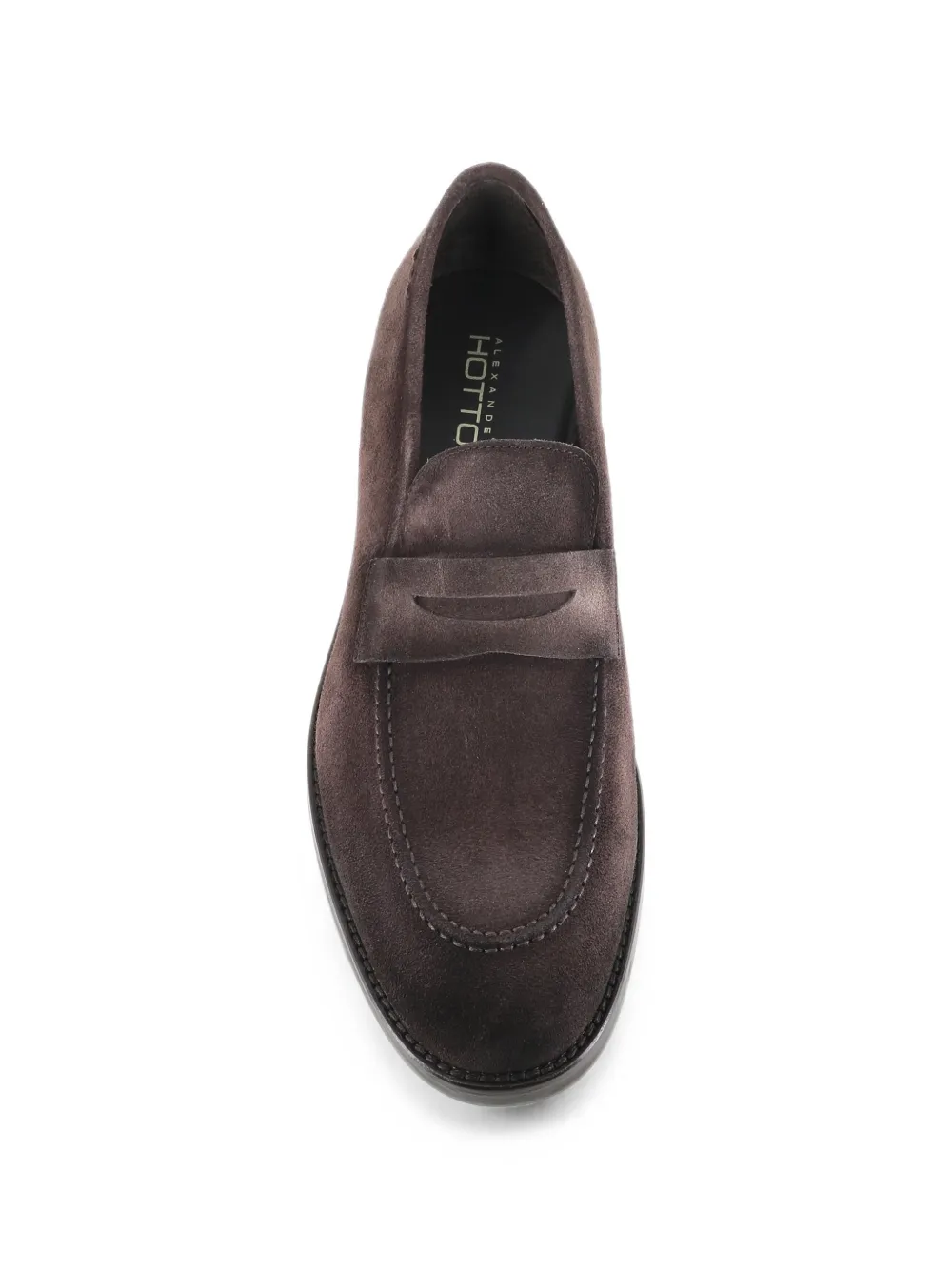 Alexander Hotto suede penny loafers Bruin