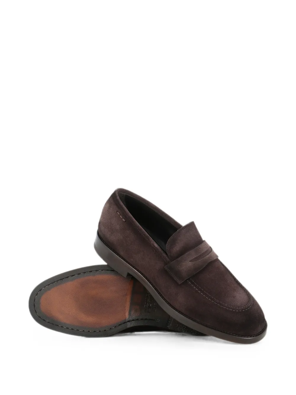 Alexander Hotto suede penny loafers Bruin