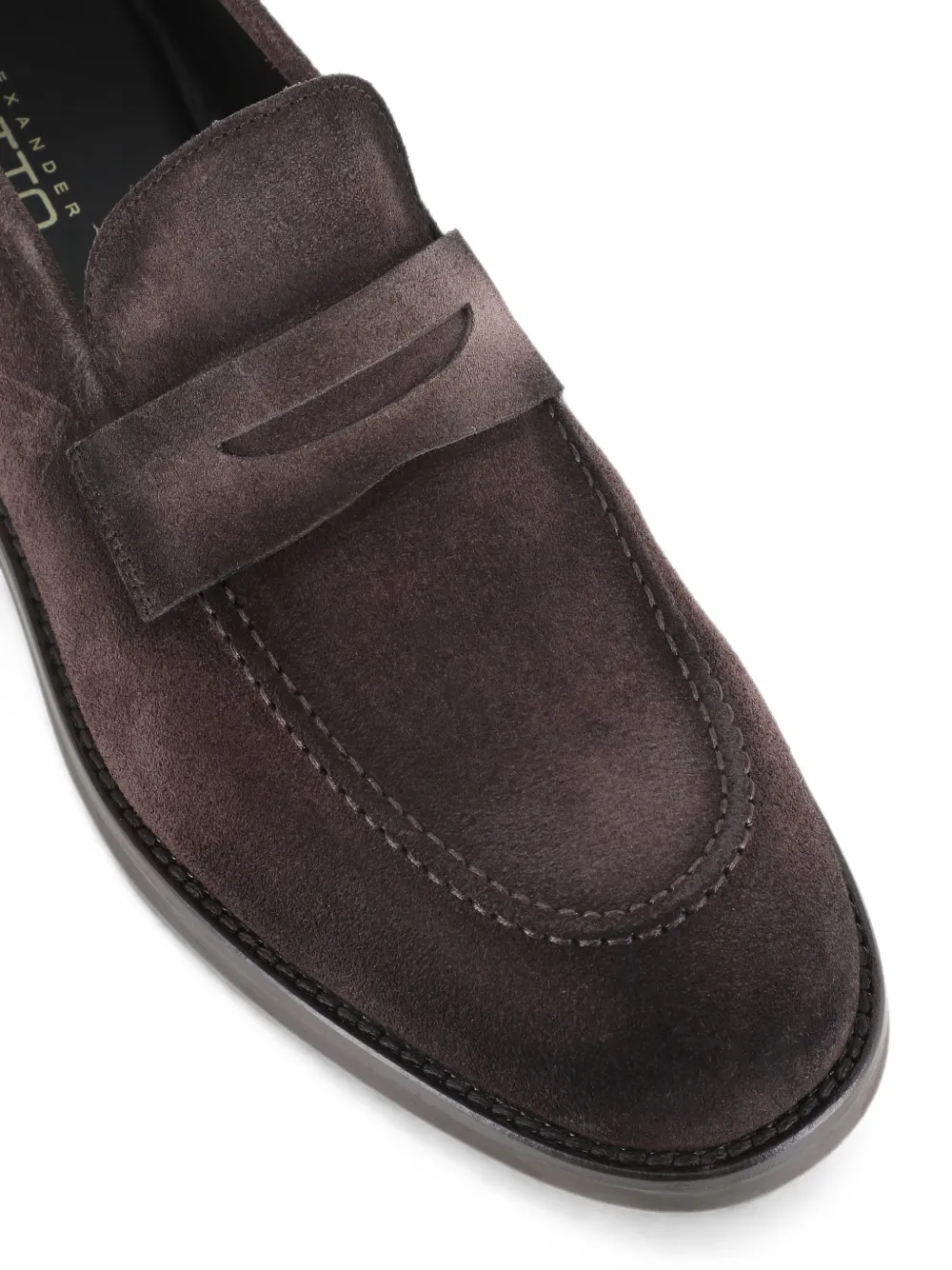 Alexander Hotto suede penny loafers Bruin