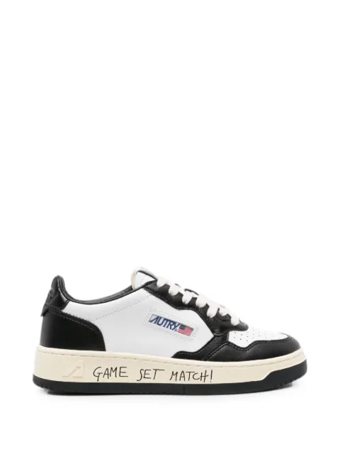Autry Medalist Low calf leather sneakers