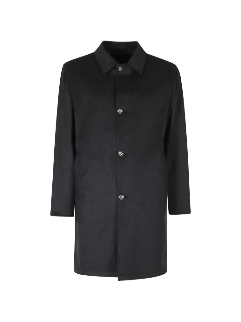 Kired reversible button-fastening coat
