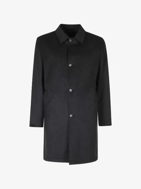 Kired reversible button-fastening coat