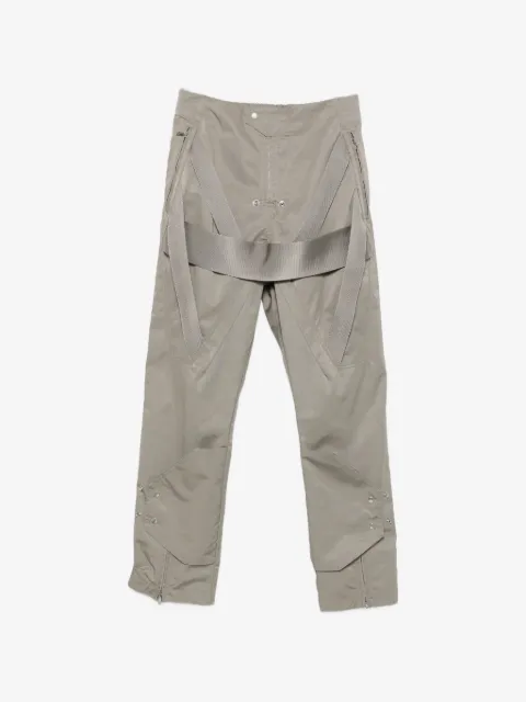 Rick Owens webbing-strap zipped-cuff trousers