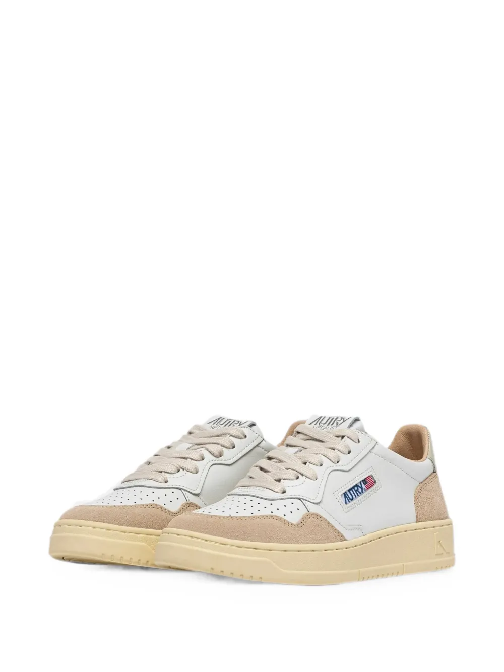 Autry Medalist low-top sneakers met vlakken Wit