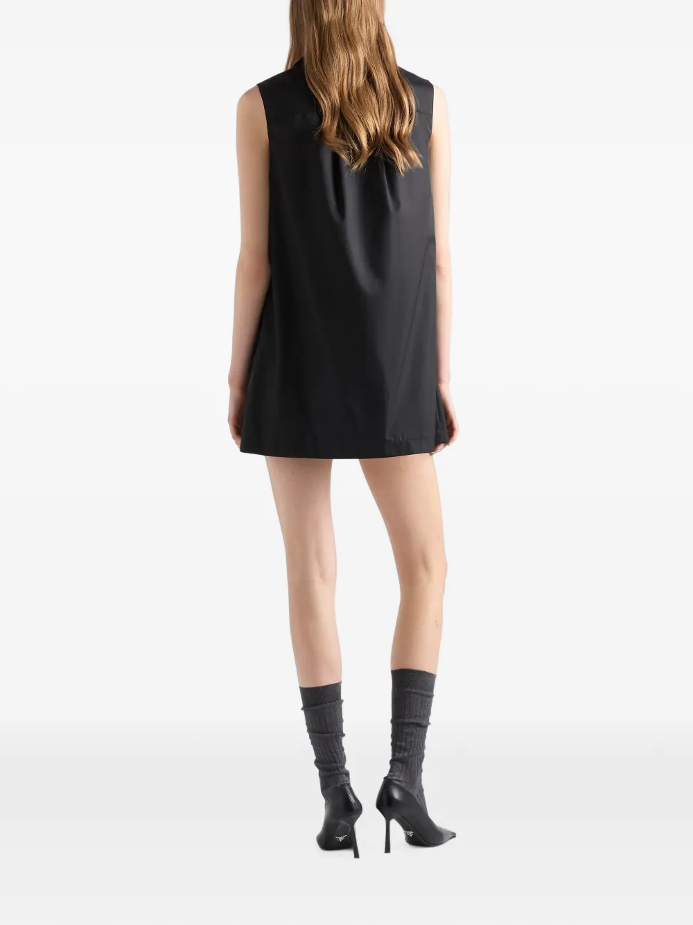 Prada Mini-jurk met buidel Zwart