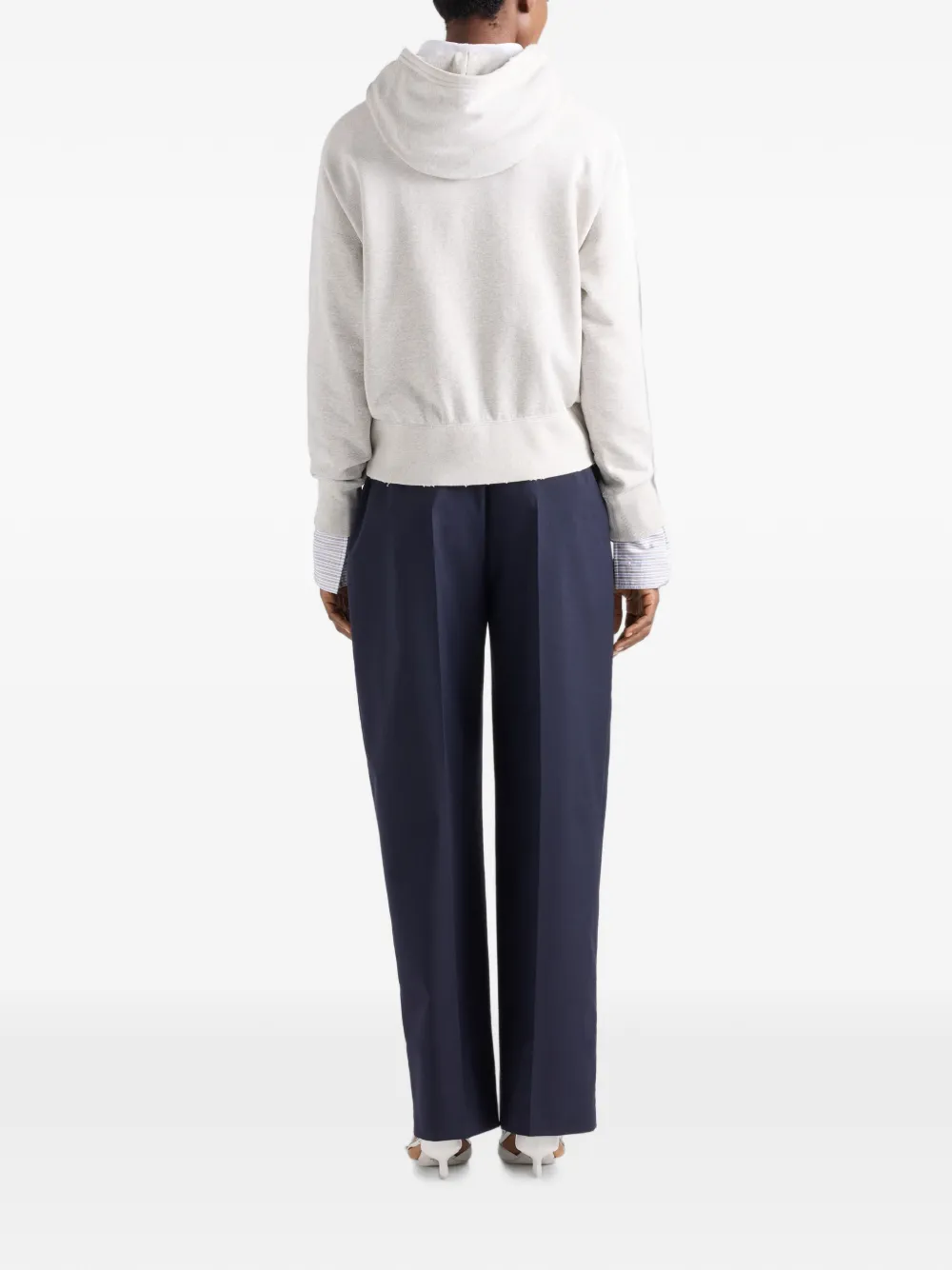 Prada Mohair broek Blauw