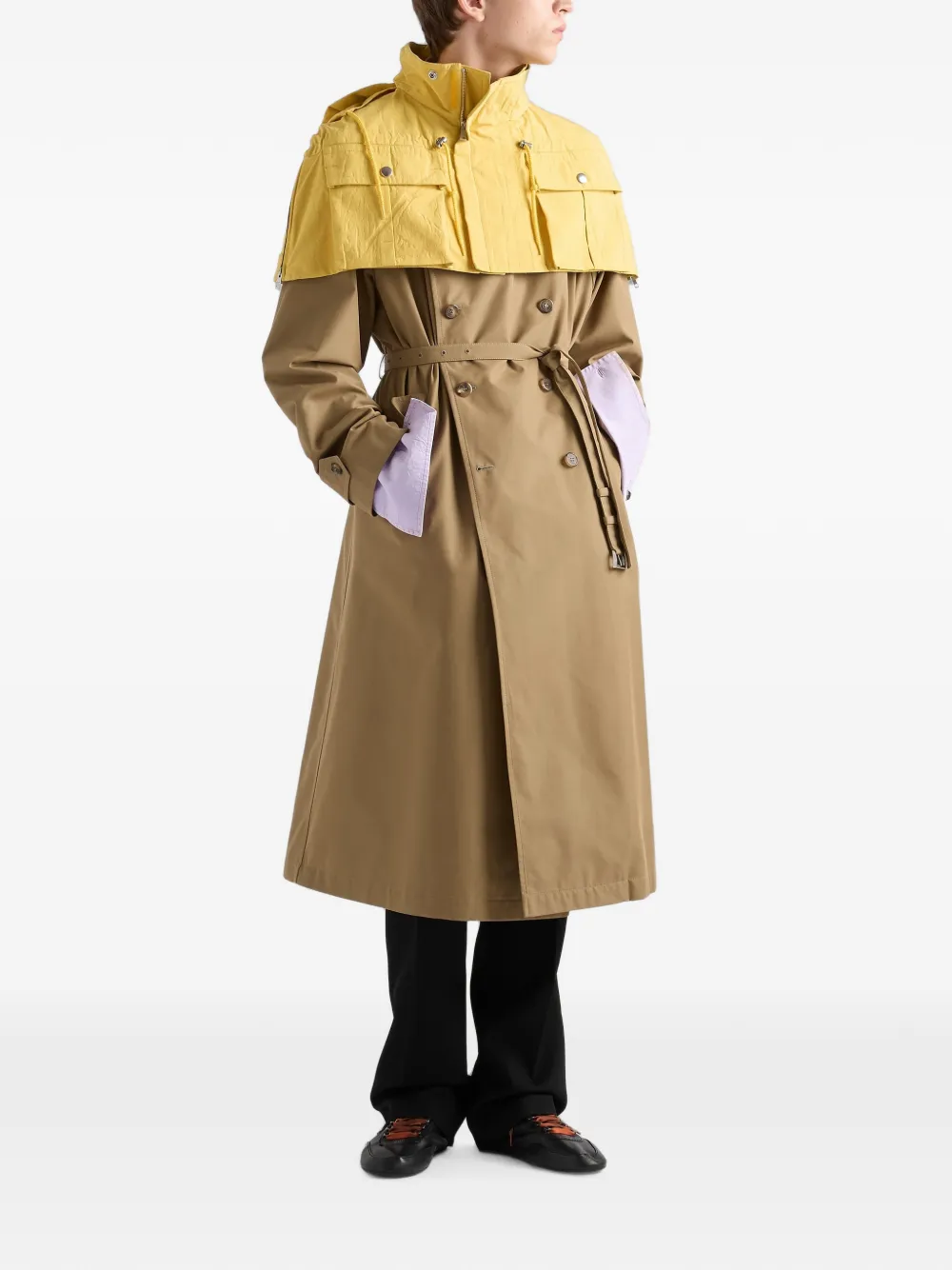 Prada Jas van katoenblend Beige