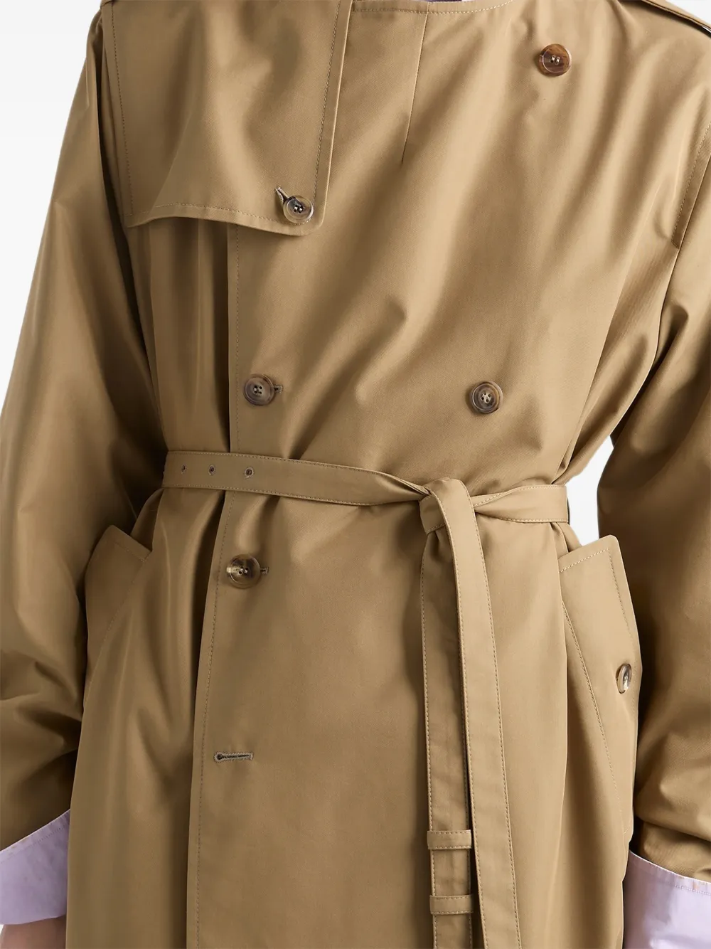 Prada Jas van katoenblend Beige