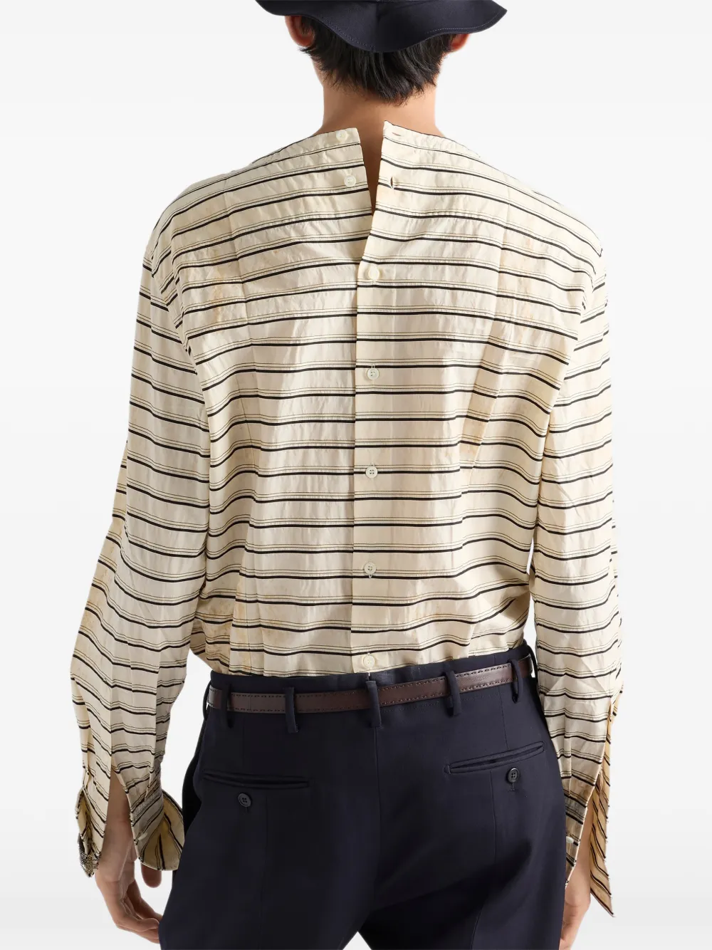 Prada Katoenen overhemd Beige