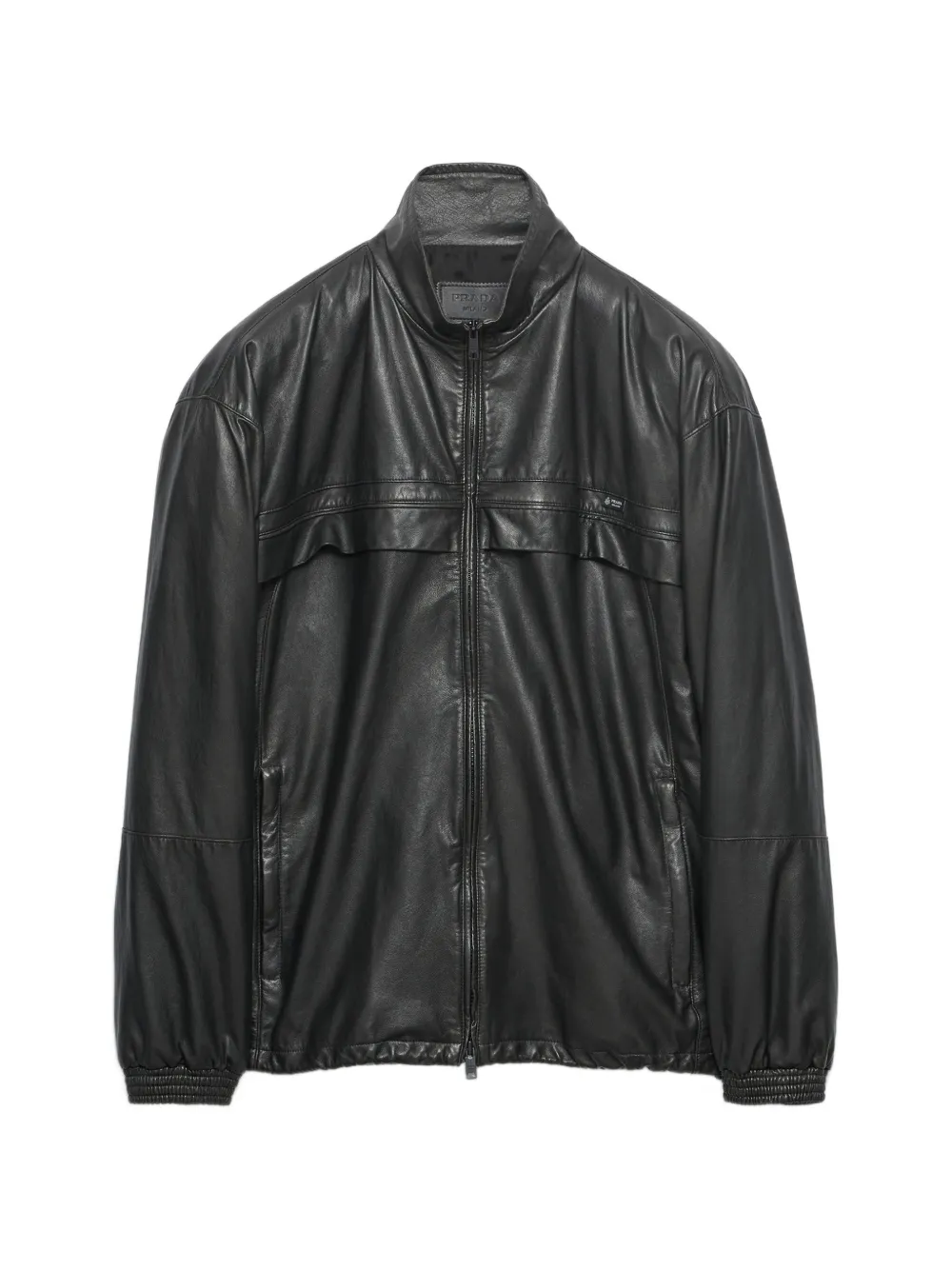 Prada nappa leather jacket - Nero