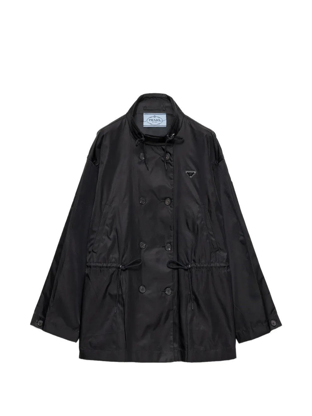 Prada Re-Nylon rain jacket - Schwarz