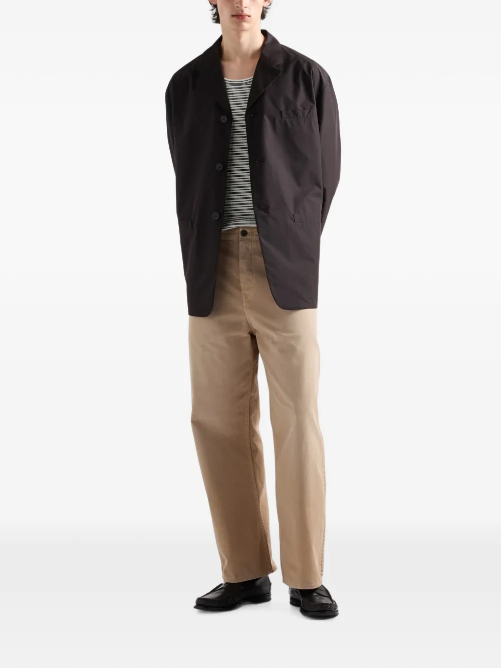 Prada gabardine pants | Regular-Fit & Straight Leg Pants | Image 2