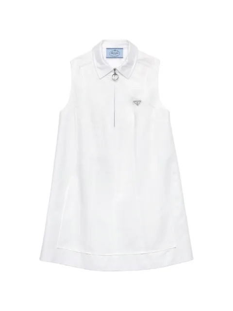 Prada chino zipper mini-dress
