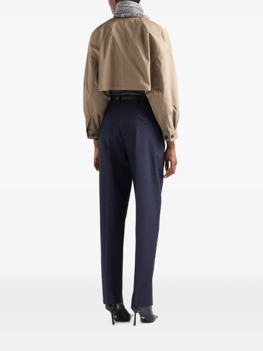 Prada Mohair broek Blauw