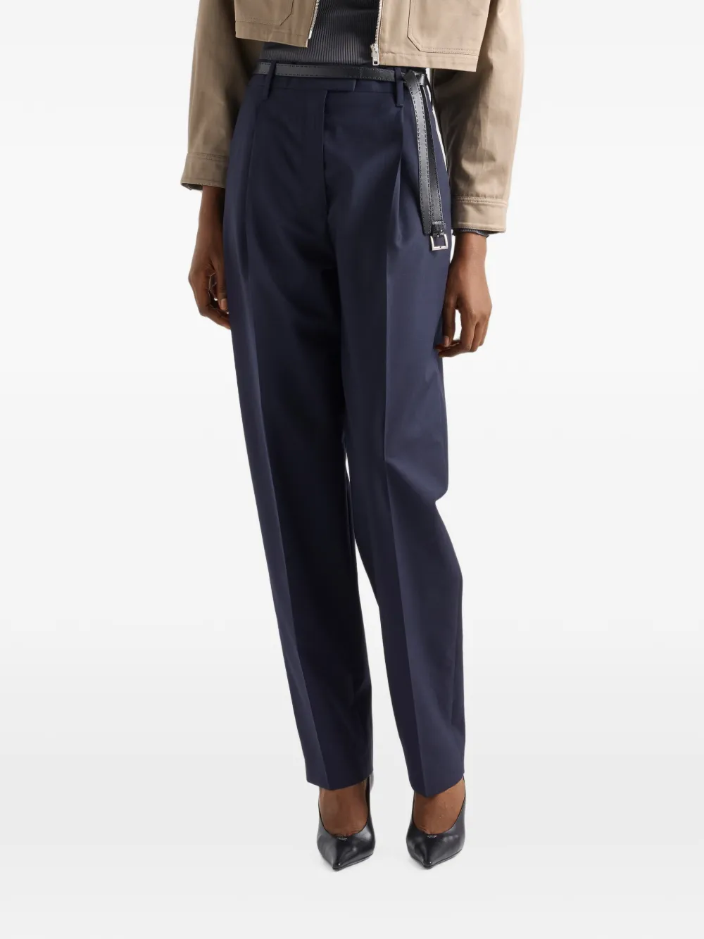 Prada Mohair broek Blauw