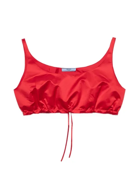 Prada duchesse crop top