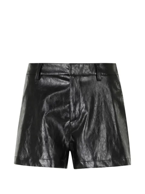 Federica Tosi crinkled-finish belt-loops shorts