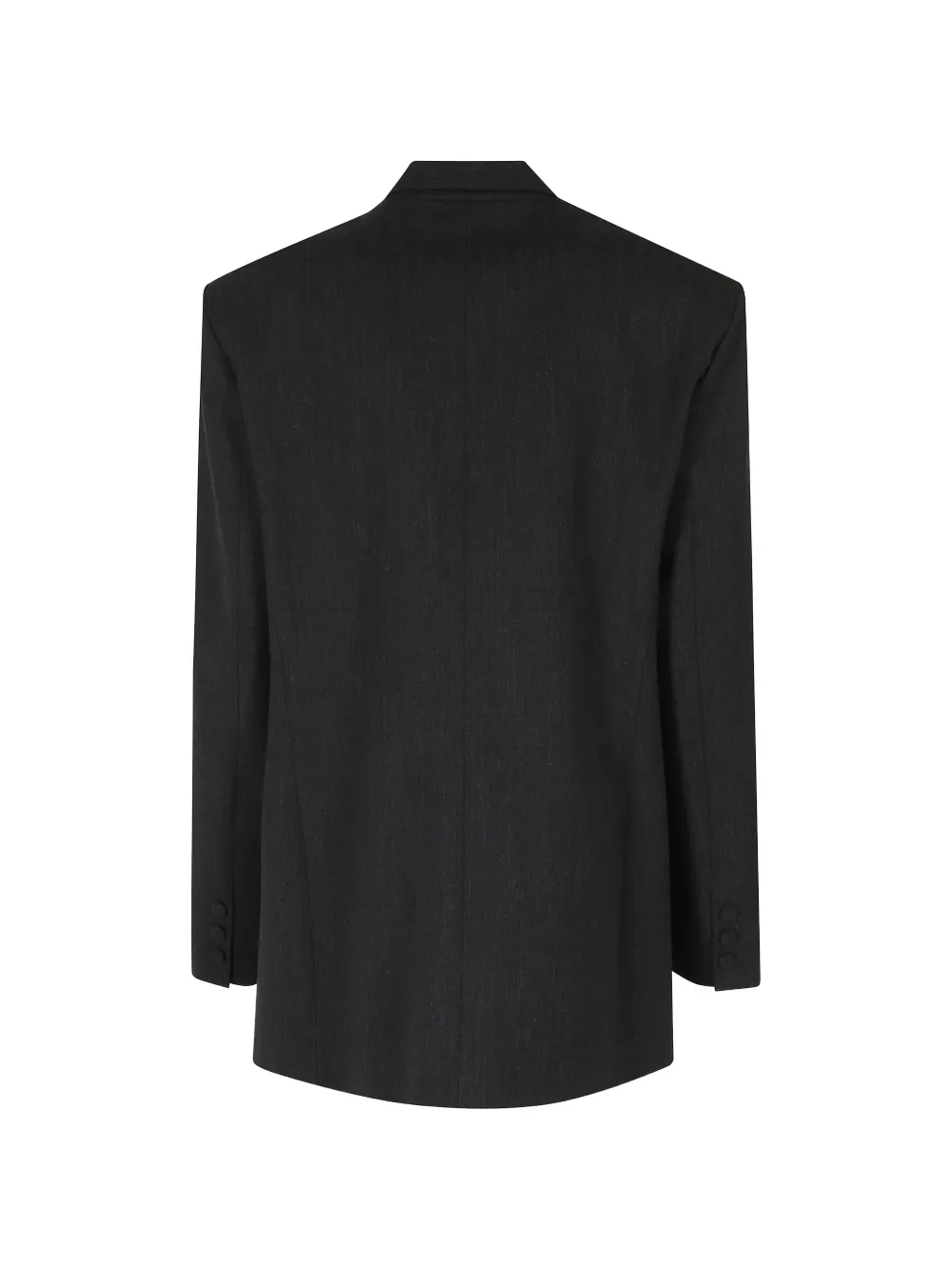 Federica Tosi Blazer met enkele rij knopen en gekerfde revers Grijs