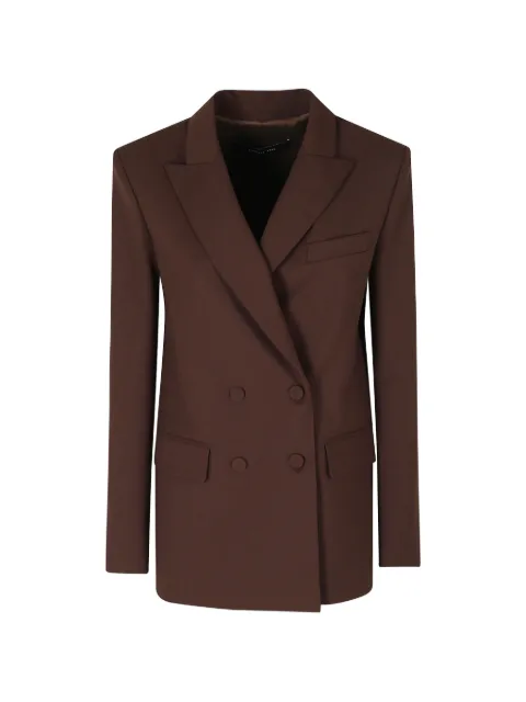 Federica Tosi double-breasted peaked-lapel blazer