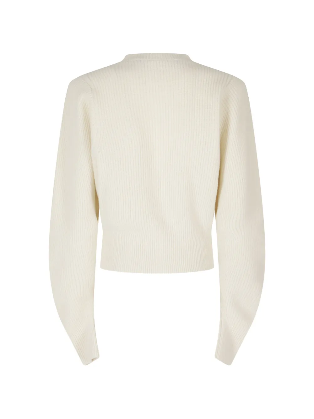 Federica Tosi Ribgebreide trui Beige
