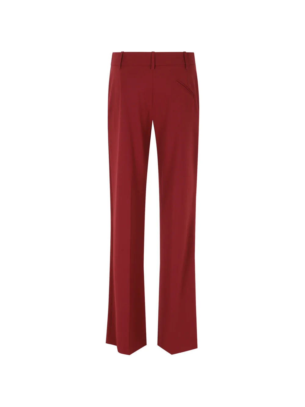 Federica Tosi Pantalon met geplooid detail Rood