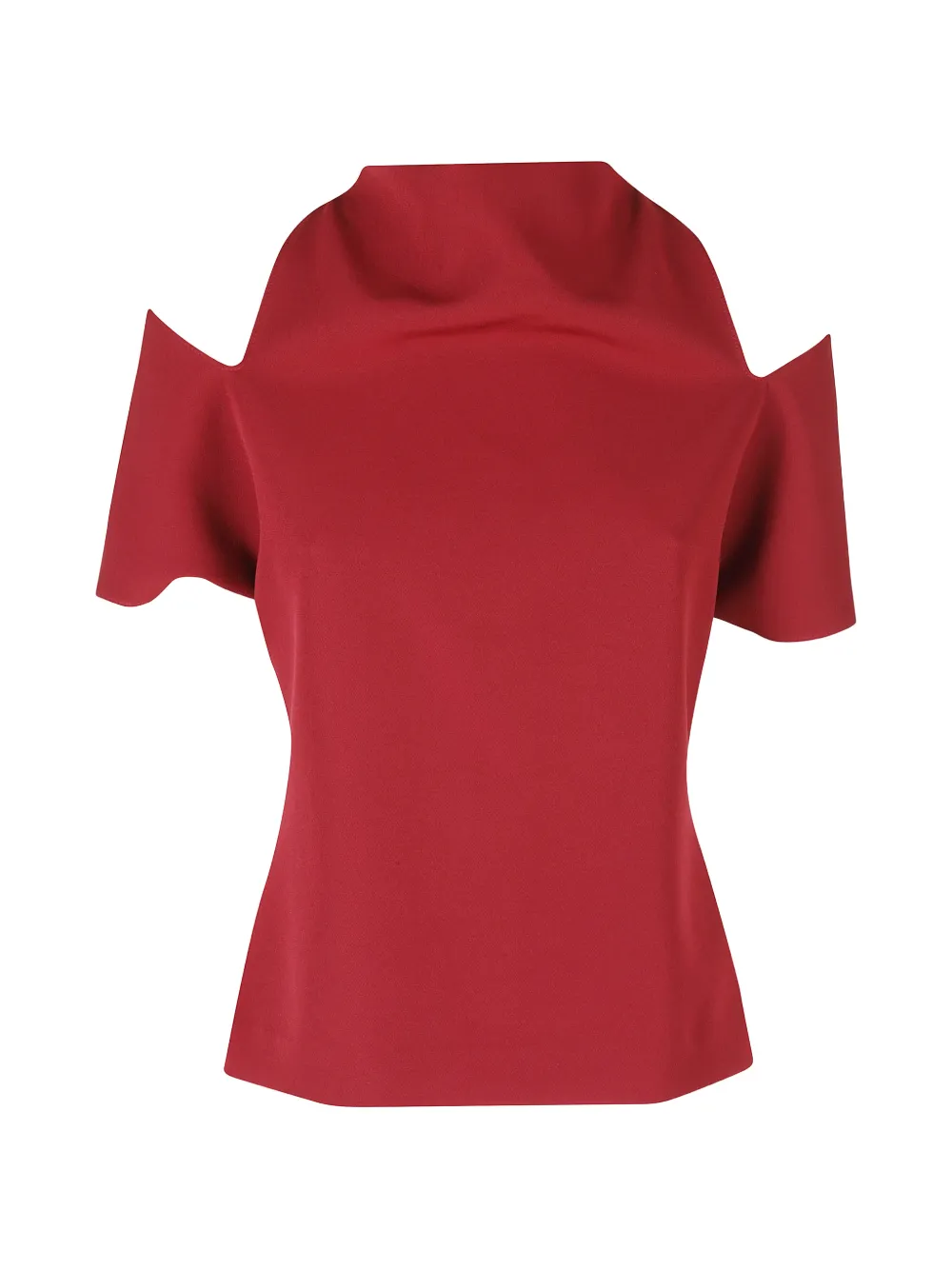 Federica Tosi cold-shoulder blouse - Rosso