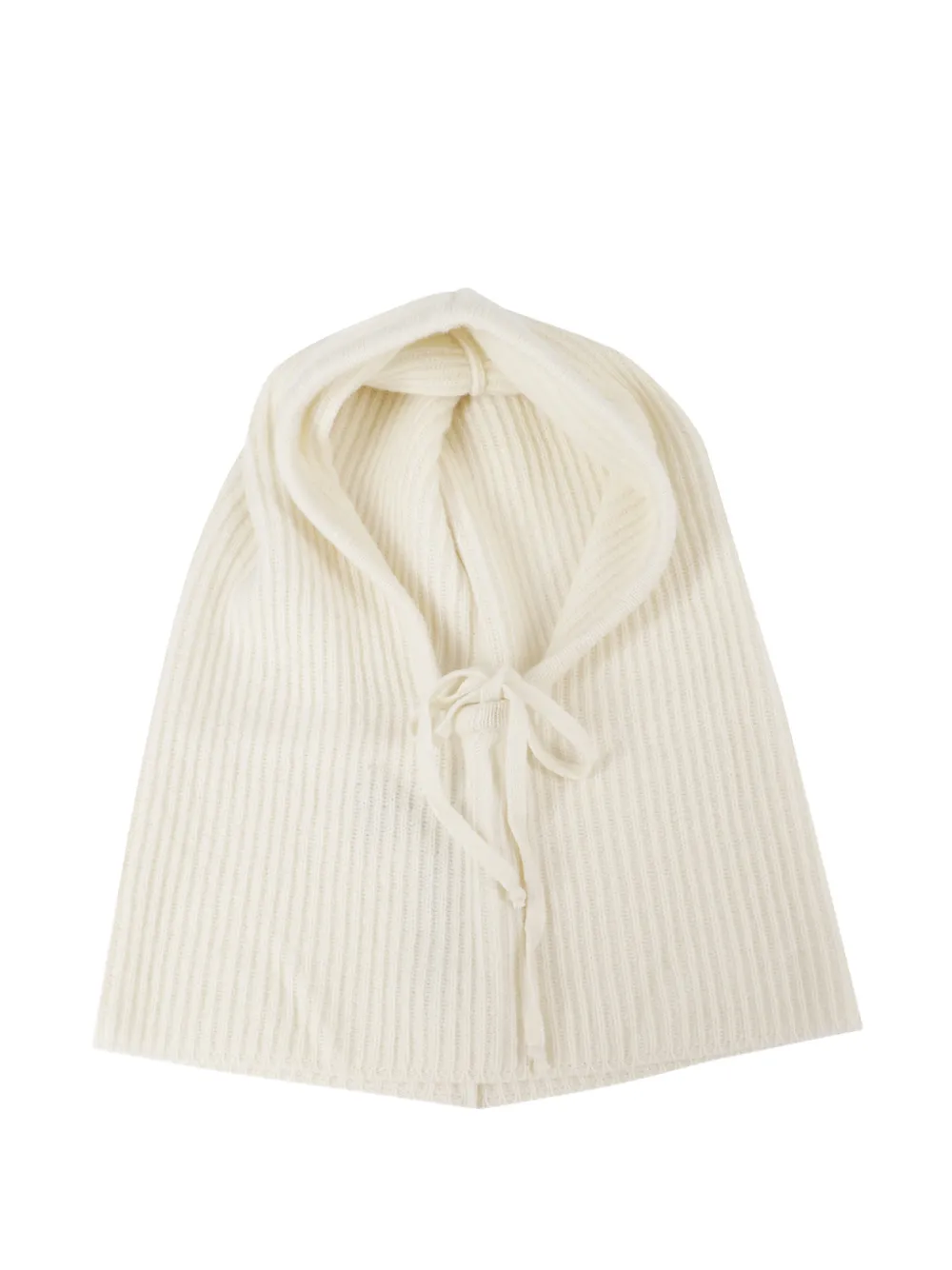 Federica Tosi ribbed-knit balaclava hat