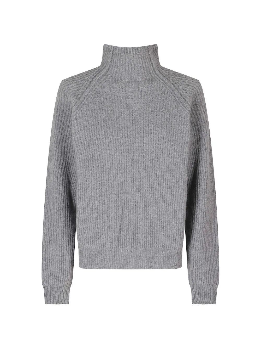 Federica Tosi ribbed-knit raglan-sleeve sweater - Grigio